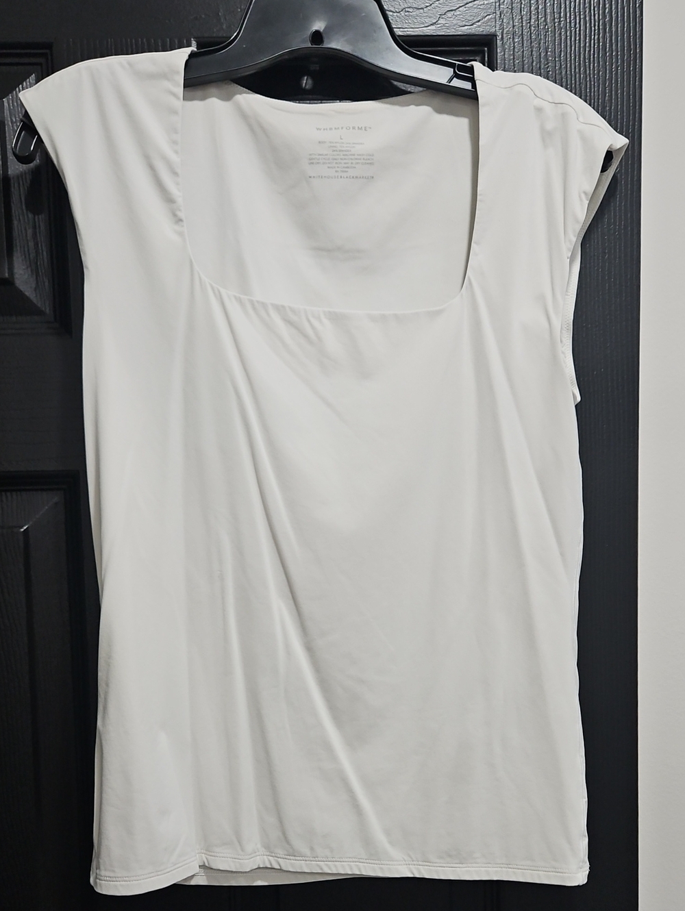 Women’s Square-Neck Tank Top - Off White